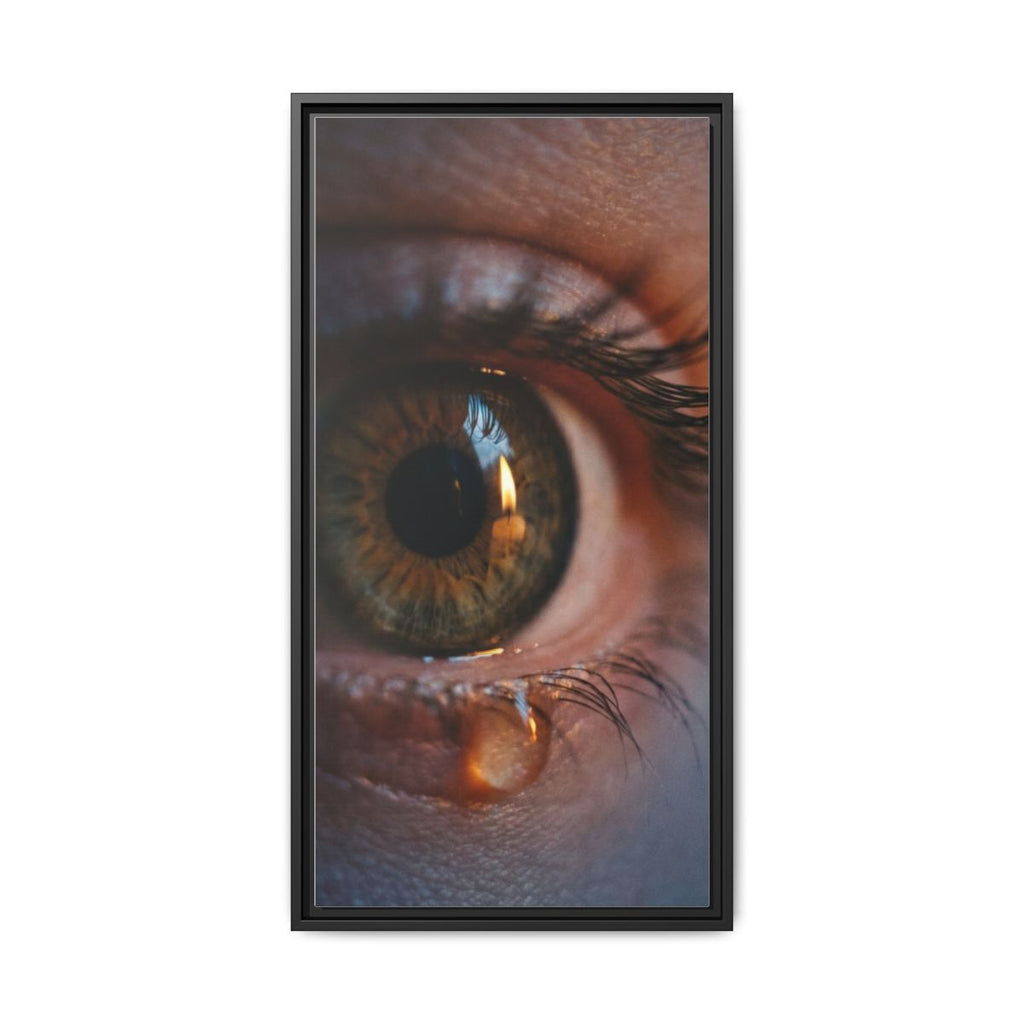 Framed Matte Canvas - Mystic Eye — Black / 1.25"