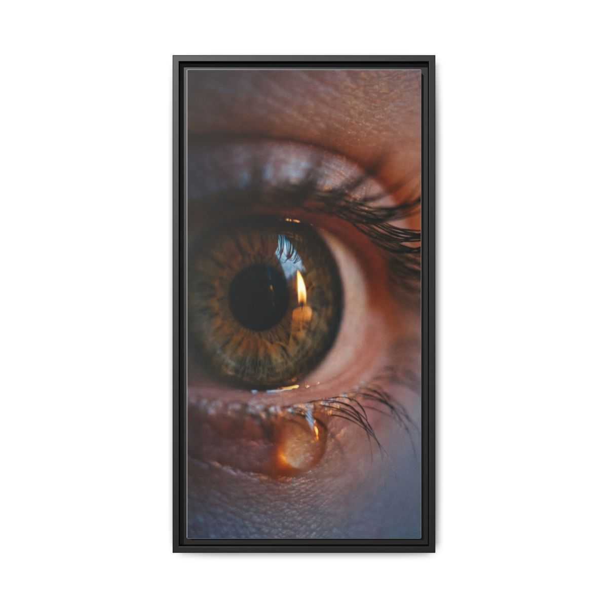 Framed Matte Canvas - Mystic Eye — Black / 1.25"