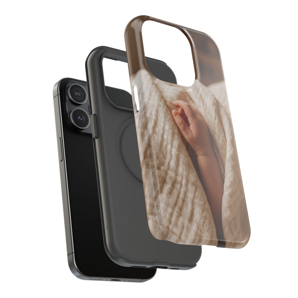 Impact-Resistant Cases - Warm Neutral Tech