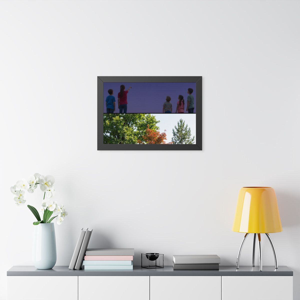 Framed Horizontal Poster - Stardust & Forest Discovery —......