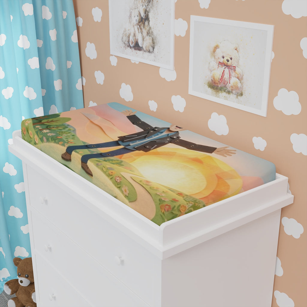 Baby Changing Pad Cover - Sunny Meadow | Echovira Gallery