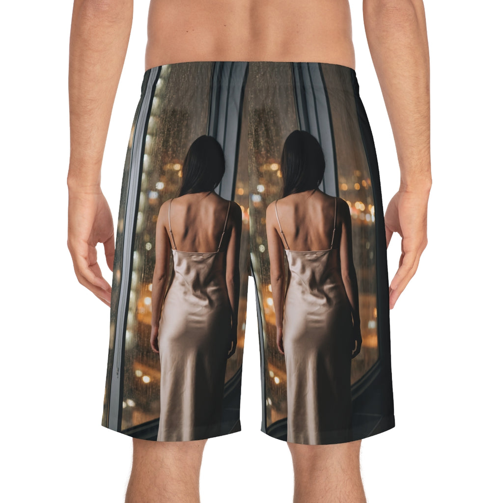 Men's Board Shorts - Dusk Surf Mood