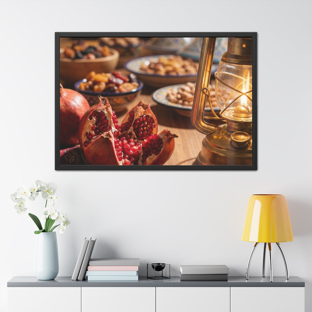 Framed Poster - Twilight Mediterranean Feast (10×8, 12×8......