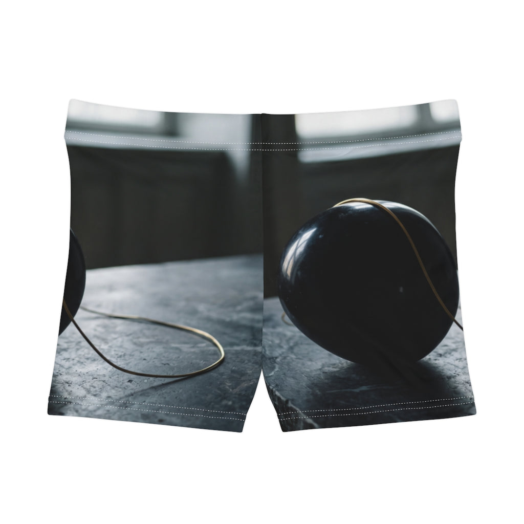 Women's Shorts - Obsidian Casual Ease | Echovira Gallery