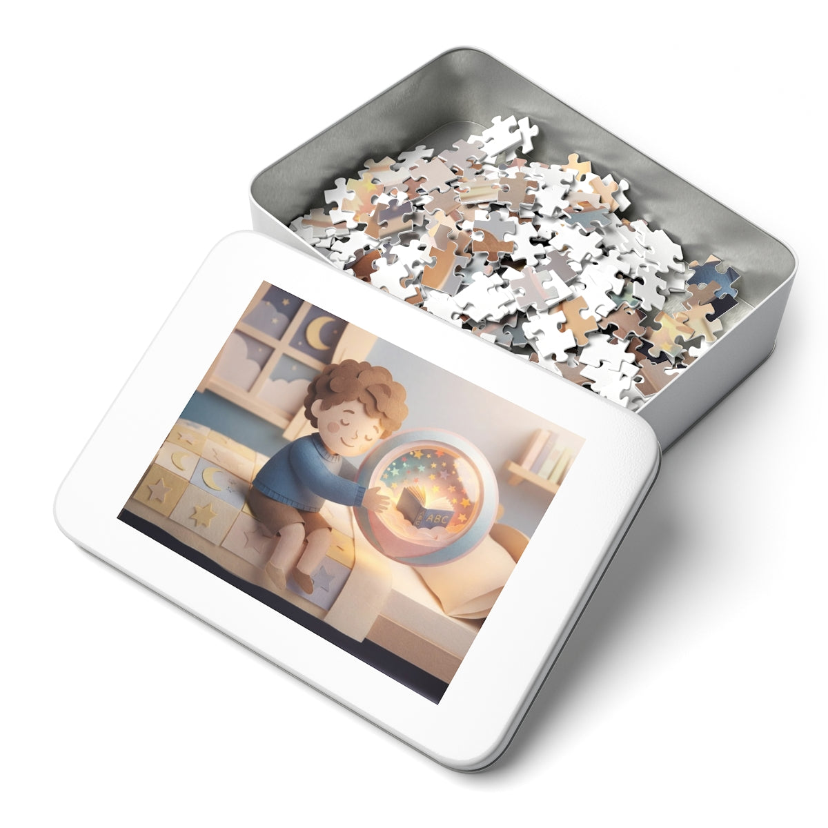 Jigsaw Puzzle with Tin - Bedtime Reader Magic (30, 110, 252...