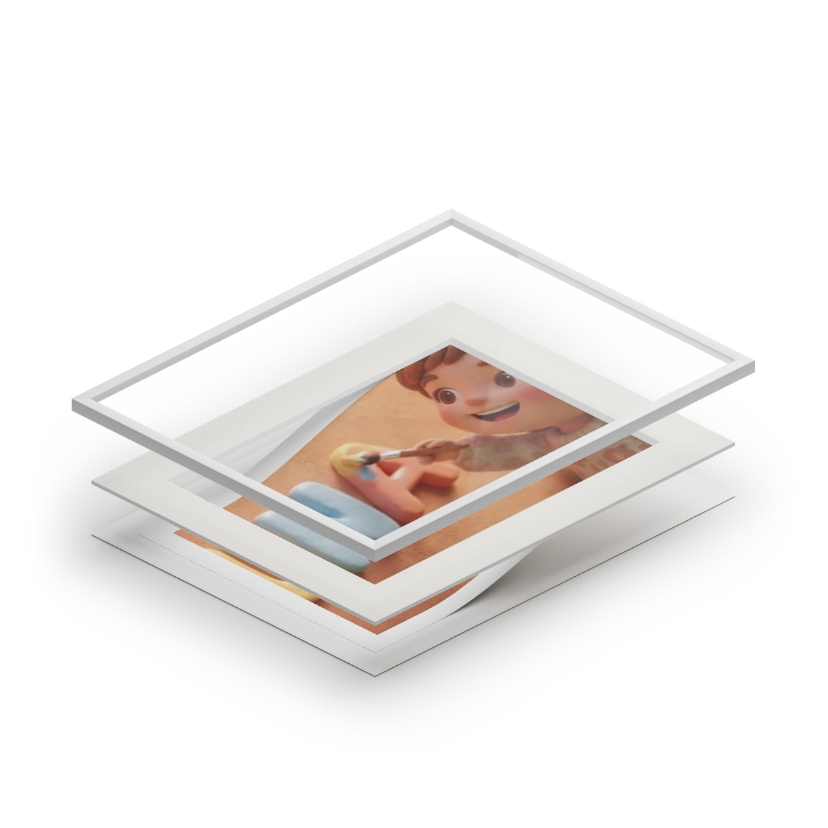Fine Art Print - Luna Sunshine Passepartout — Landscape... |...
