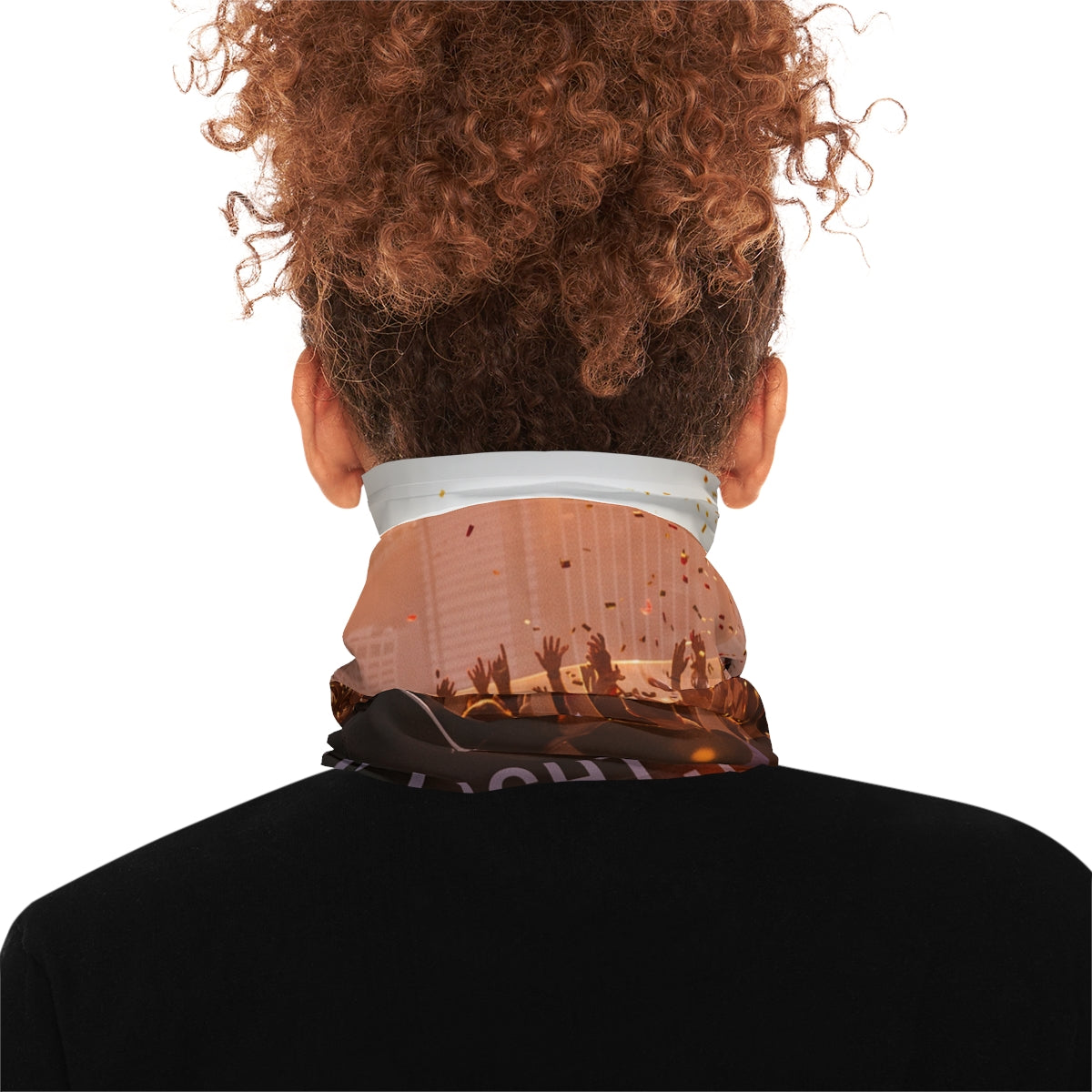 Lightweight Neck Gaiter - City Lights | Echovira Gallery
