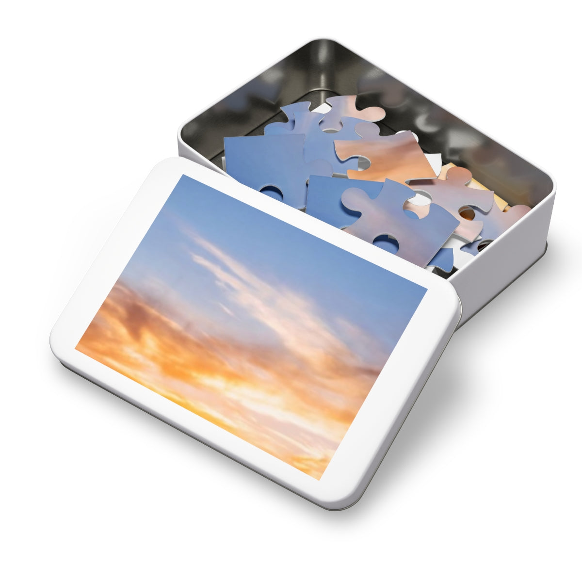 Jigsaw Puzzle with Tin - Sunset Ridge (30, 110, 252, 500......