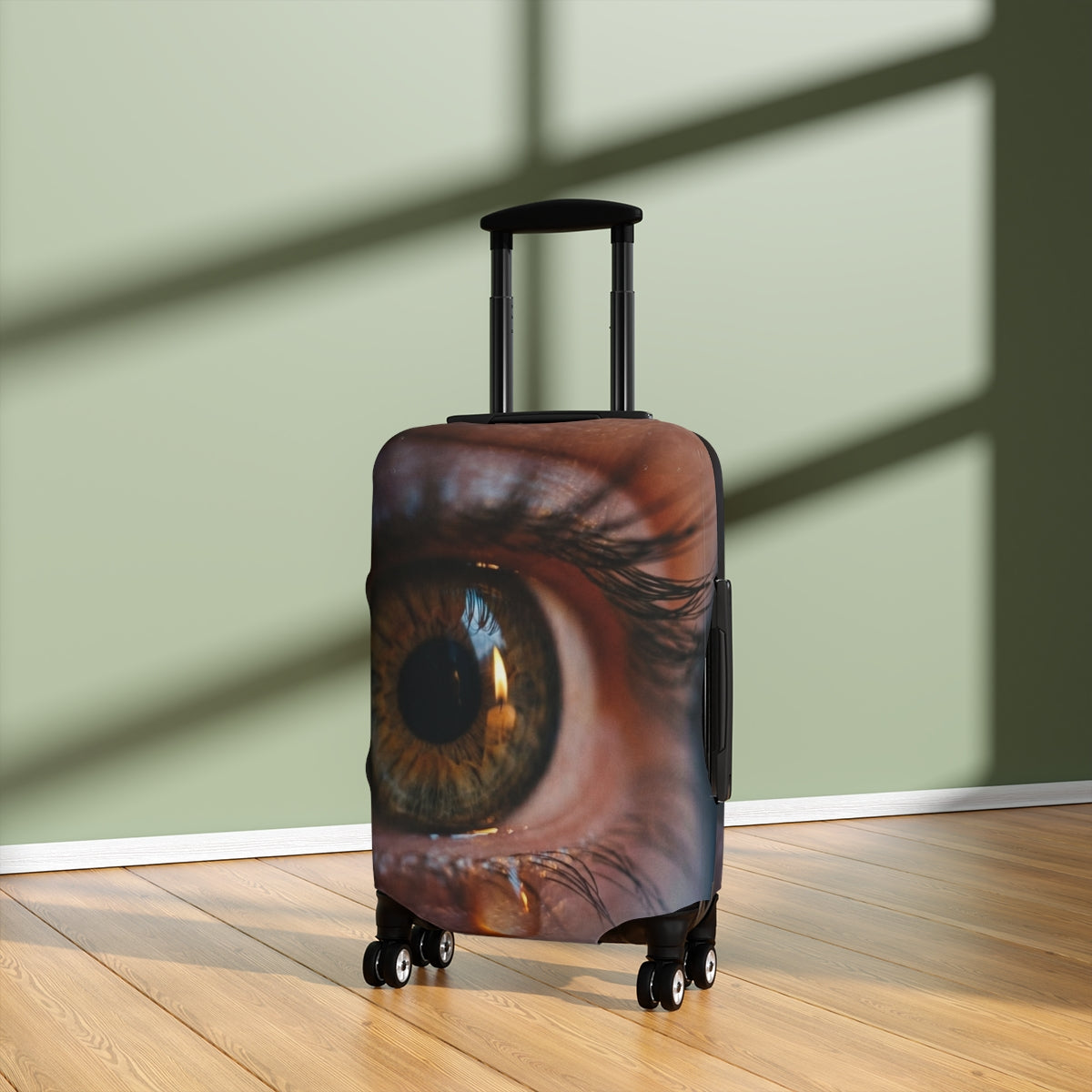 Luggage Cover - Amber Iris Reflection Fine Art Print |...