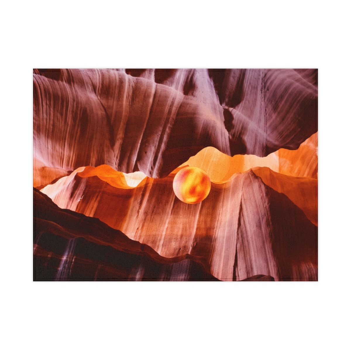 Desert Canyon Orb Toddler Blanket