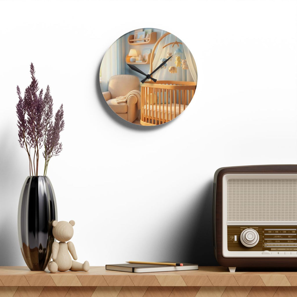 Nursery Dream Acryl-Wanduhr – Time