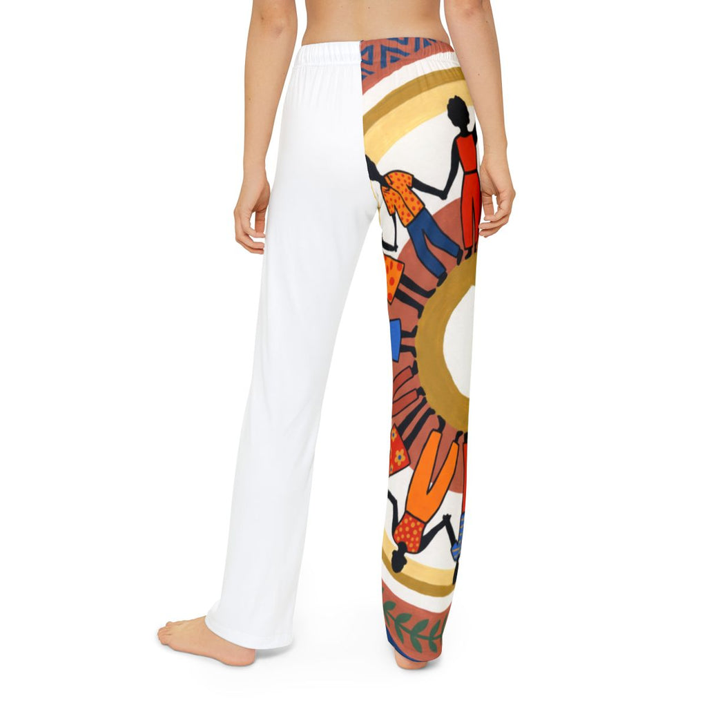 Kids Lounge Pants - Unity Mandala Folk Art | Echovira...