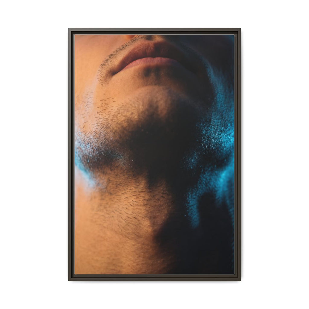 Framed Matte Canvas - Neon Noir