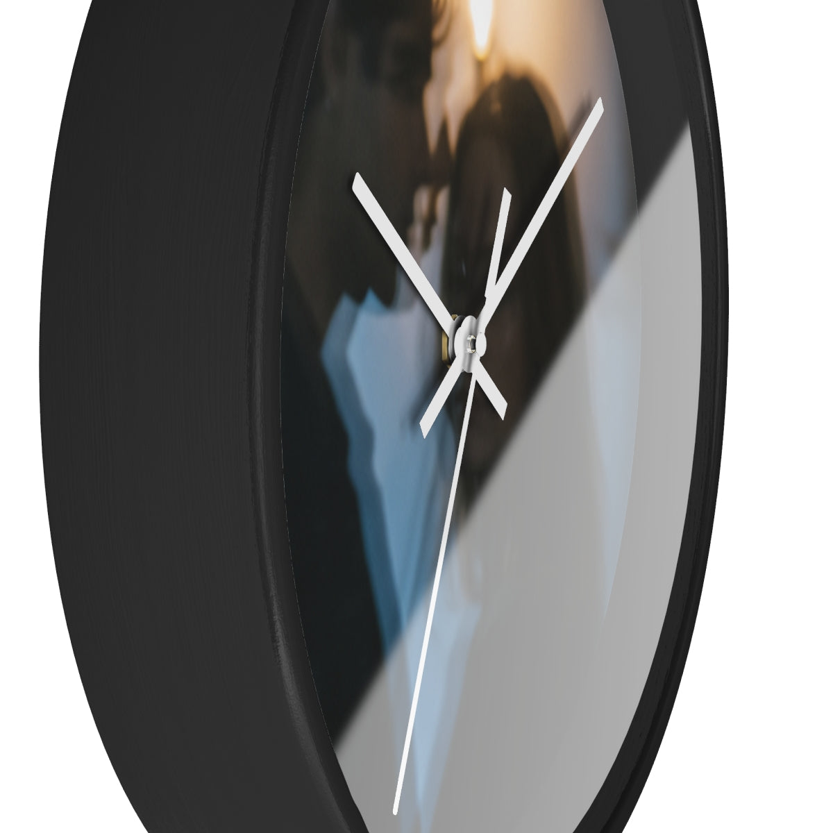 Midnight Shadow Wall Clock - Cinematic Timepiece Accent |...