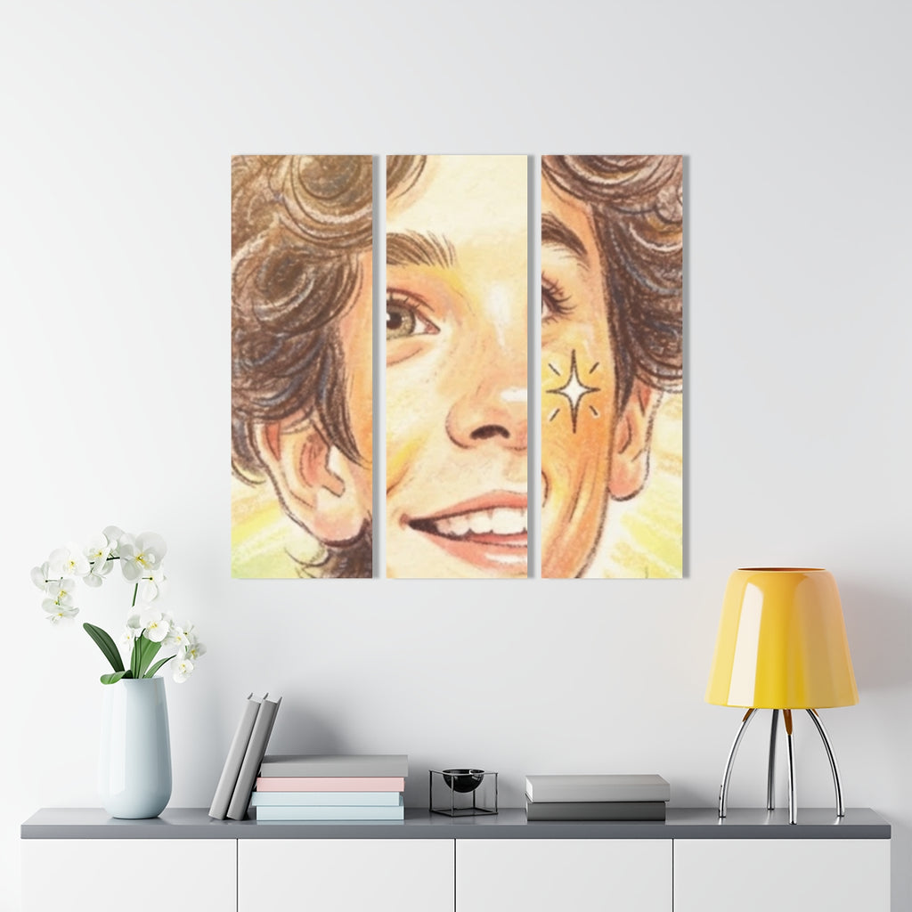 Acrylic Prints Triptych - Sunshine Boy — Portrait | Echovira...