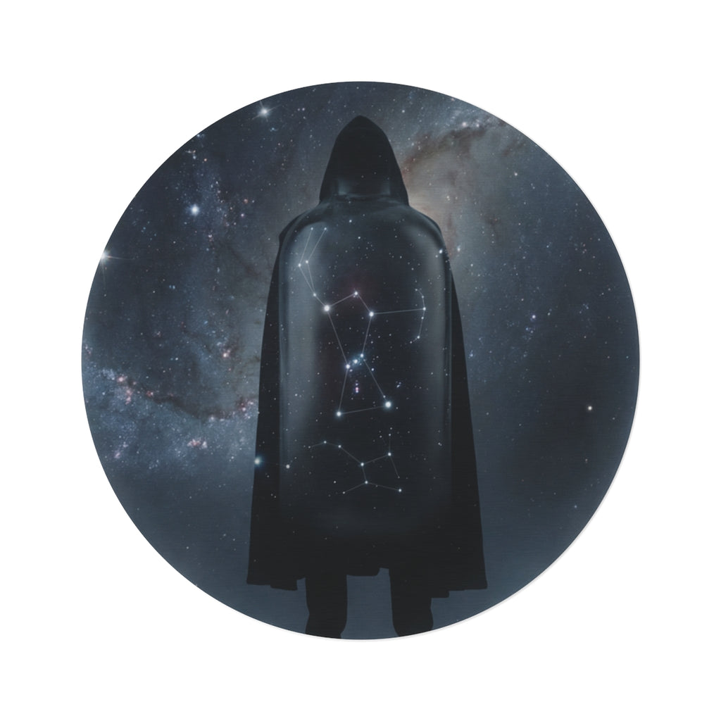 Round Rug - Orion's Heart Cosmic Sphere | Echovira Gallery