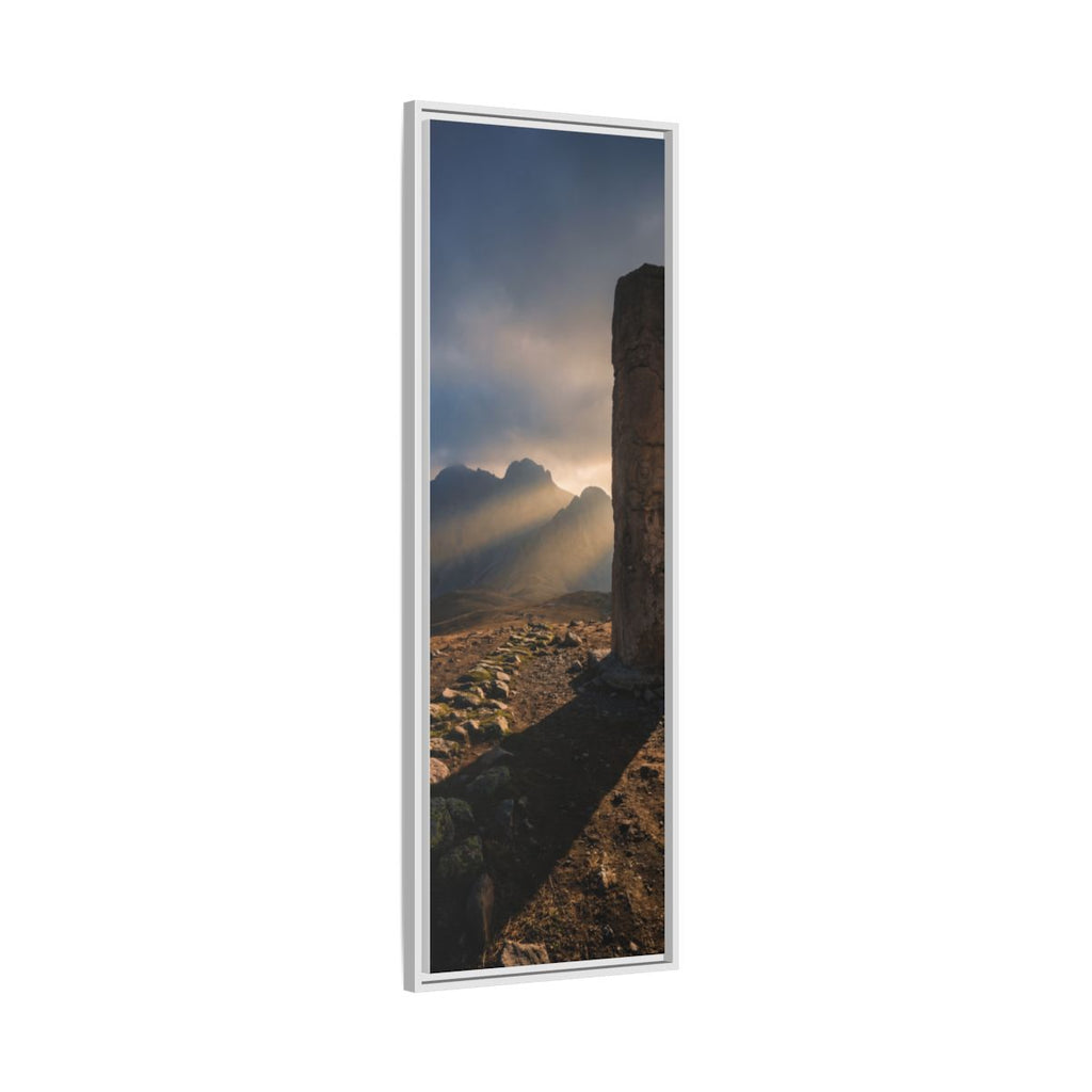 Framed Matte Canvas - Sun Peak