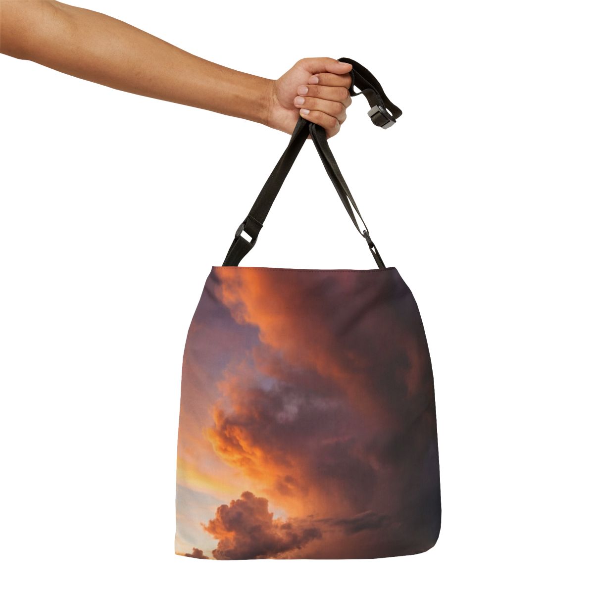 Adjustable Tote Bag - Golden Solitude | Echovira Gallery
