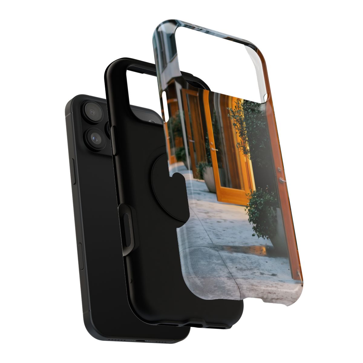 Capa resistente para Apple iPhone - Passeio de âmbar