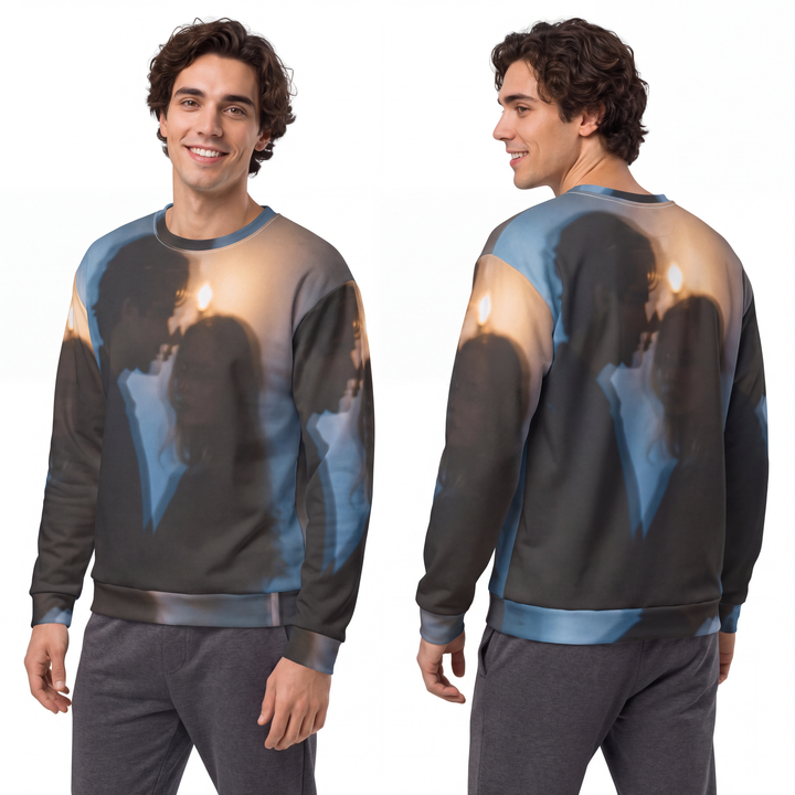 Men's Midnight Reflection Sweatshirt - Aesthetic Loungewear
