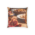 Poly Velvet Pillow - Amber Feast Luxury | Echovira Gallery