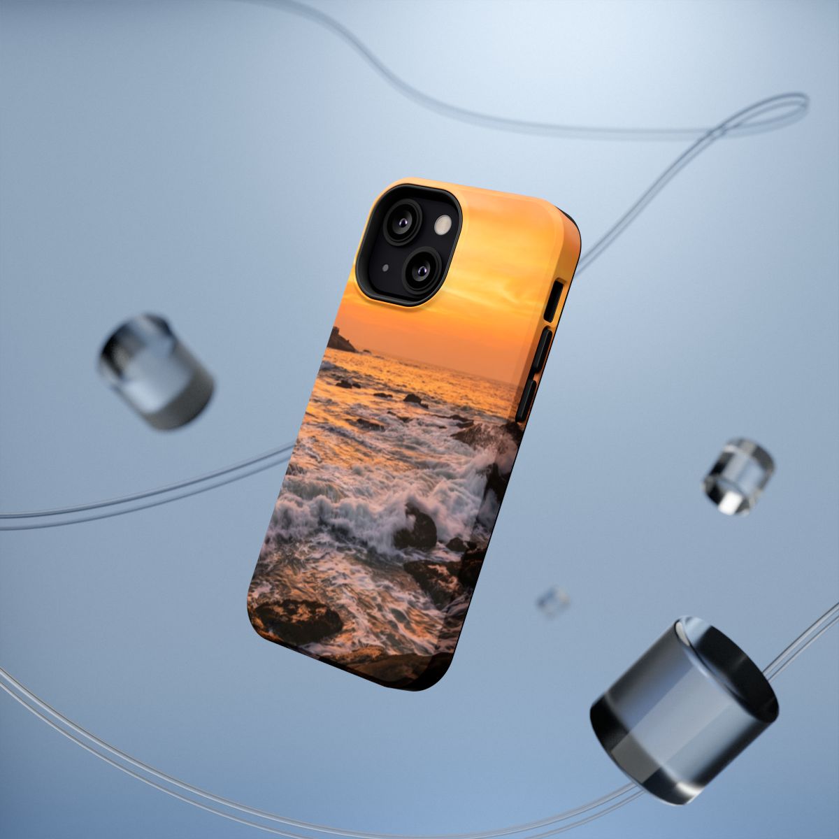 Impact-Resistant Cases - Phone Case - Sunrise Coastal Art— sizes part 1/2