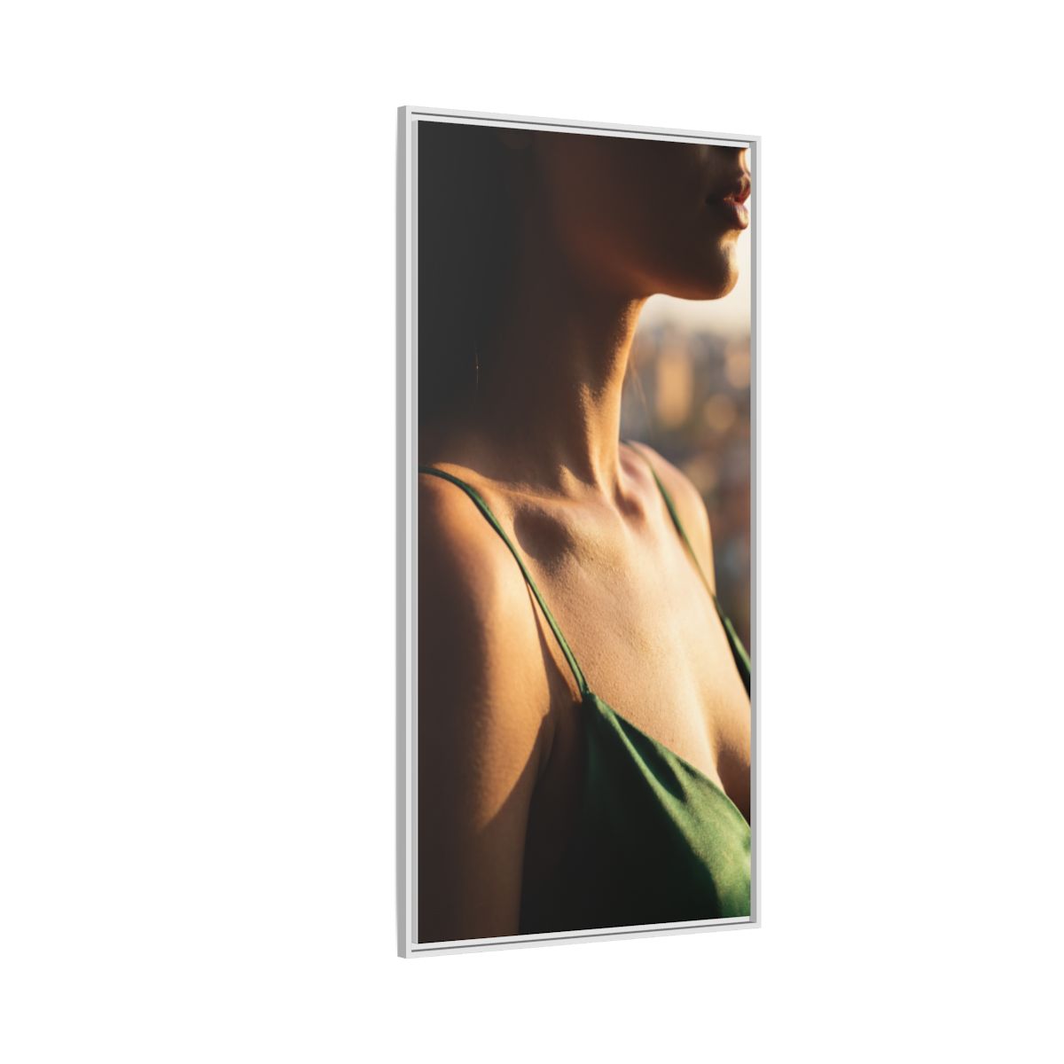 Framed Matte Canvas - Sunlit Muse
