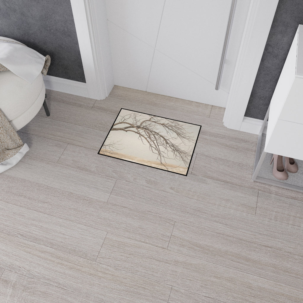 Heavy Duty Floor Mat - Winter Solitude | Echovira Gallery