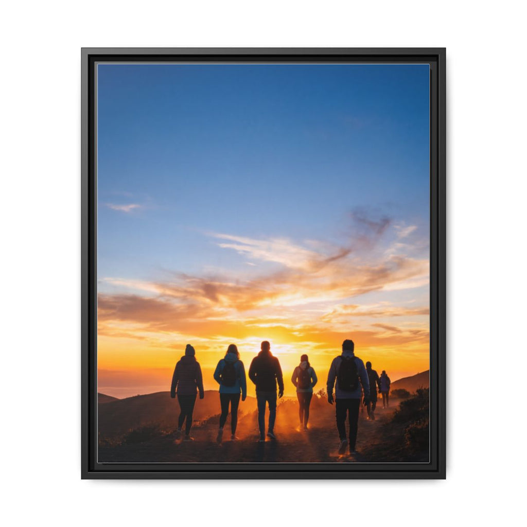 Matte Canvas, Framed - Epic Dawn Trek
