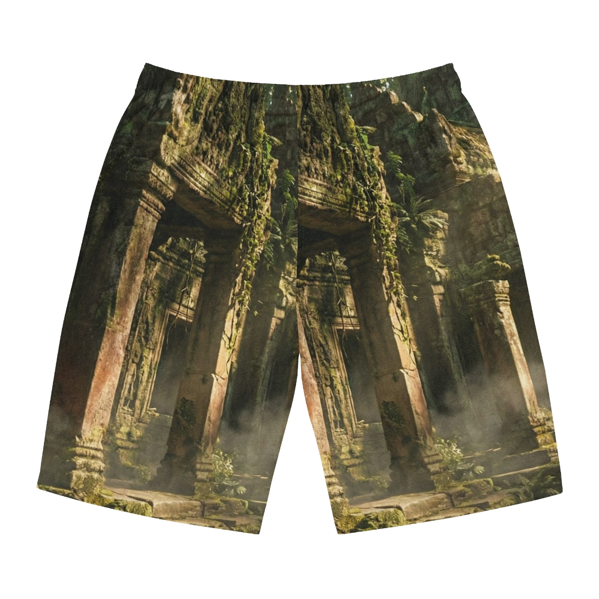 Men's Board Shorts - Temple Sanctuary | Echovira Gallery