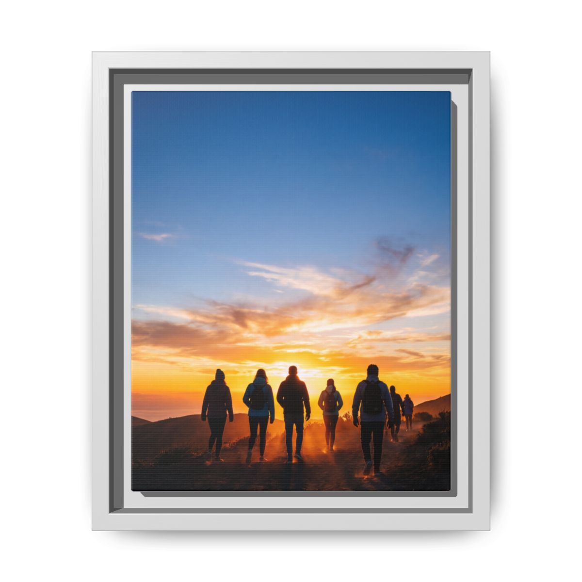 Matte Canvas, Framed - Epic Dawn Trek