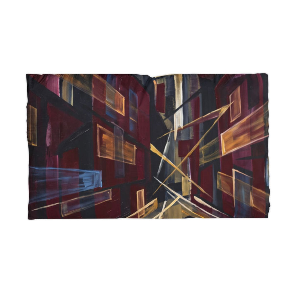 Microfiber Pillowcase - Urban Horizon | Echovira Gallery