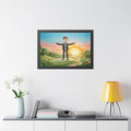Framed Horizontal Poster - Sunny Meadow — Black (14×11... |...