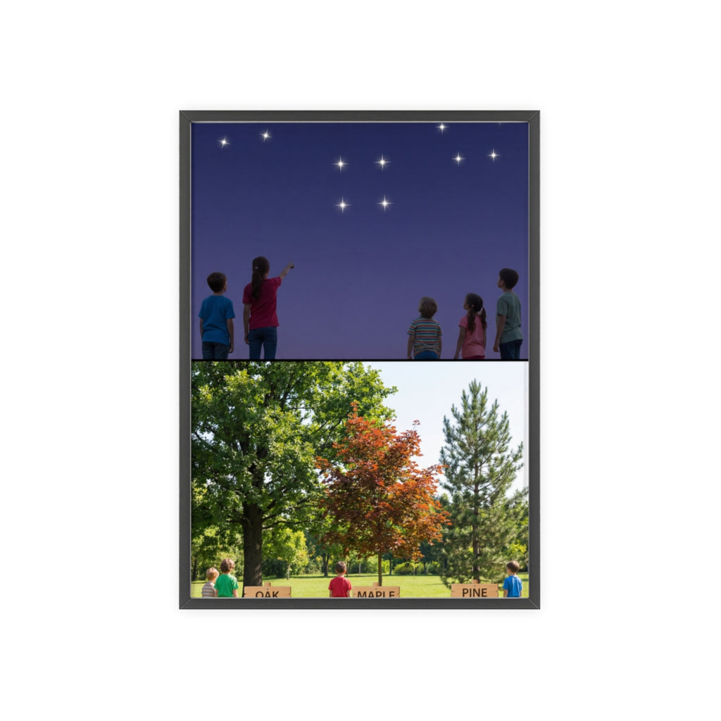 Wooden Framed Poster - Wonder — Portrait