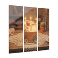 Acrylic Prints Triptych - Celebration Radiance — Portrait |...