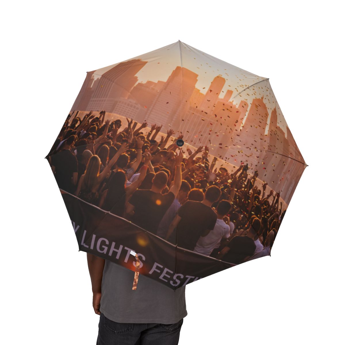 Foldable Umbrella - City Lights Festival | Echovira Gallery