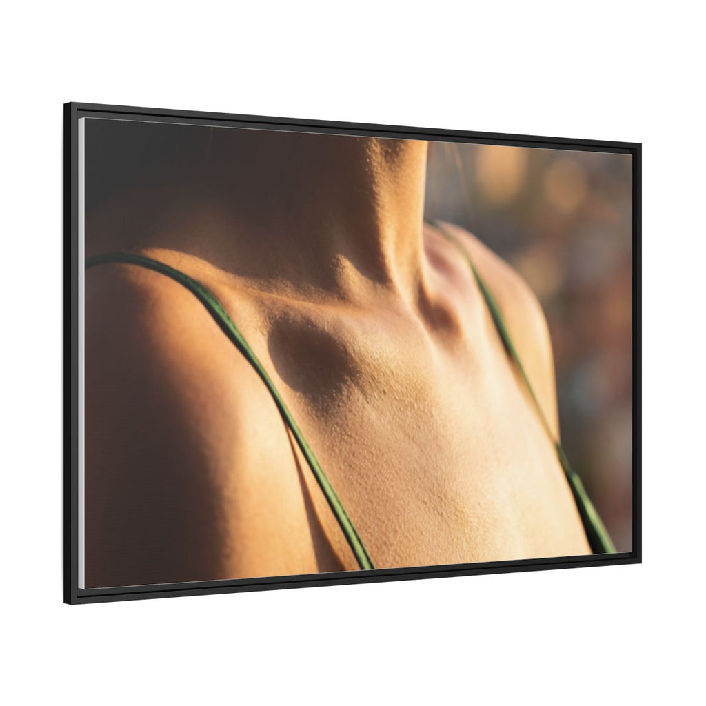 Matte Canvas Framed - Golden Hour Portrait — Black / 1.25"