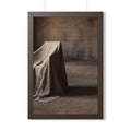Framed Vertical Poster - Draped Silence Still Life Art... |...