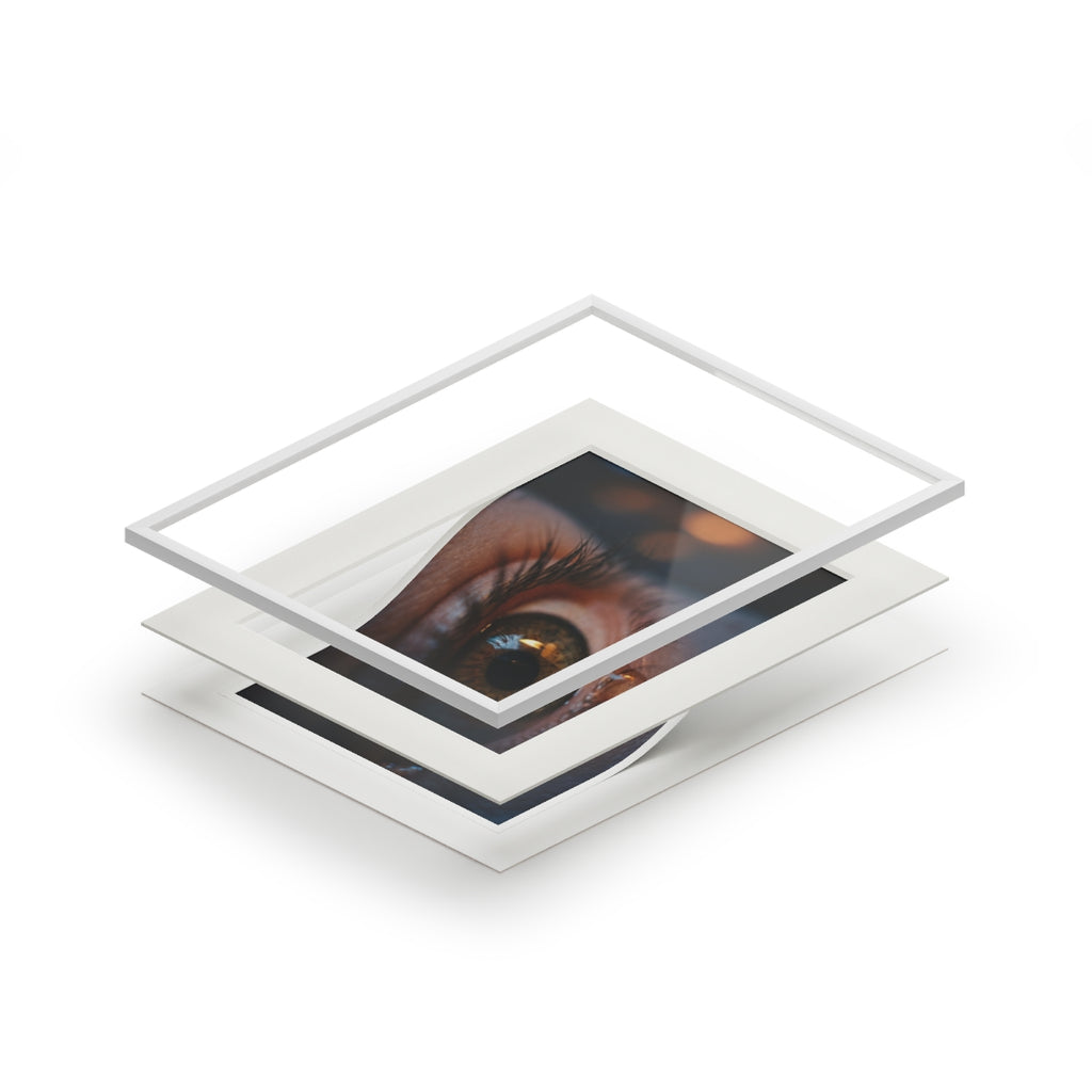 Framed Art Print - Luminous Tear — Landscape