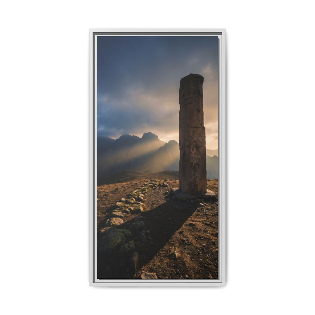 Framed Matte Canvas - Sun Peak