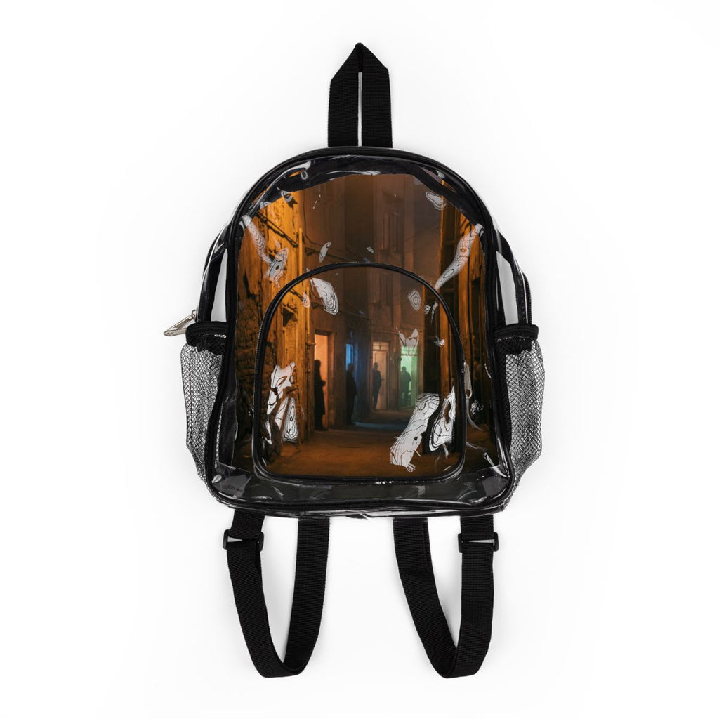 Clear Stadium Backpack - Shadowed Pathways Glow | Echovira...