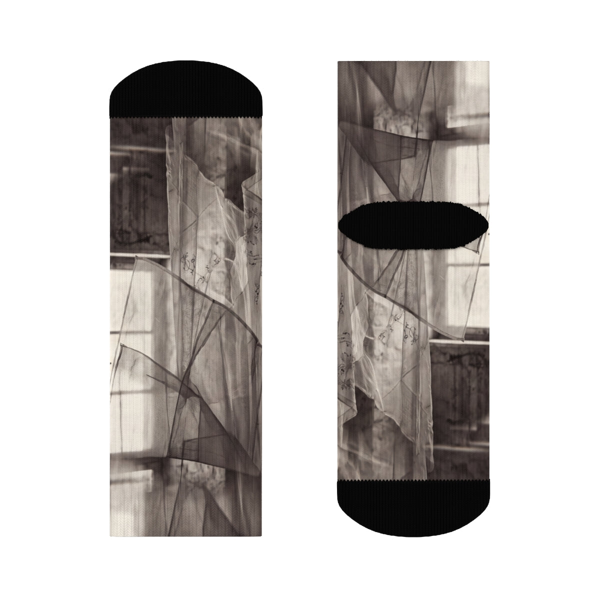 Crew Socks - Spectral Veils | Echovira Gallery