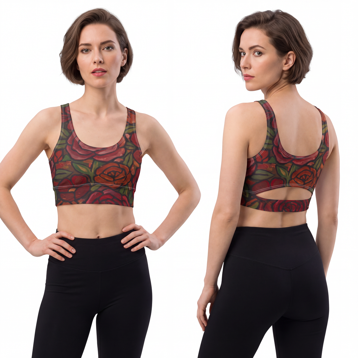 Sports Bra - Nocturne Hearth | Echovira Gallery
