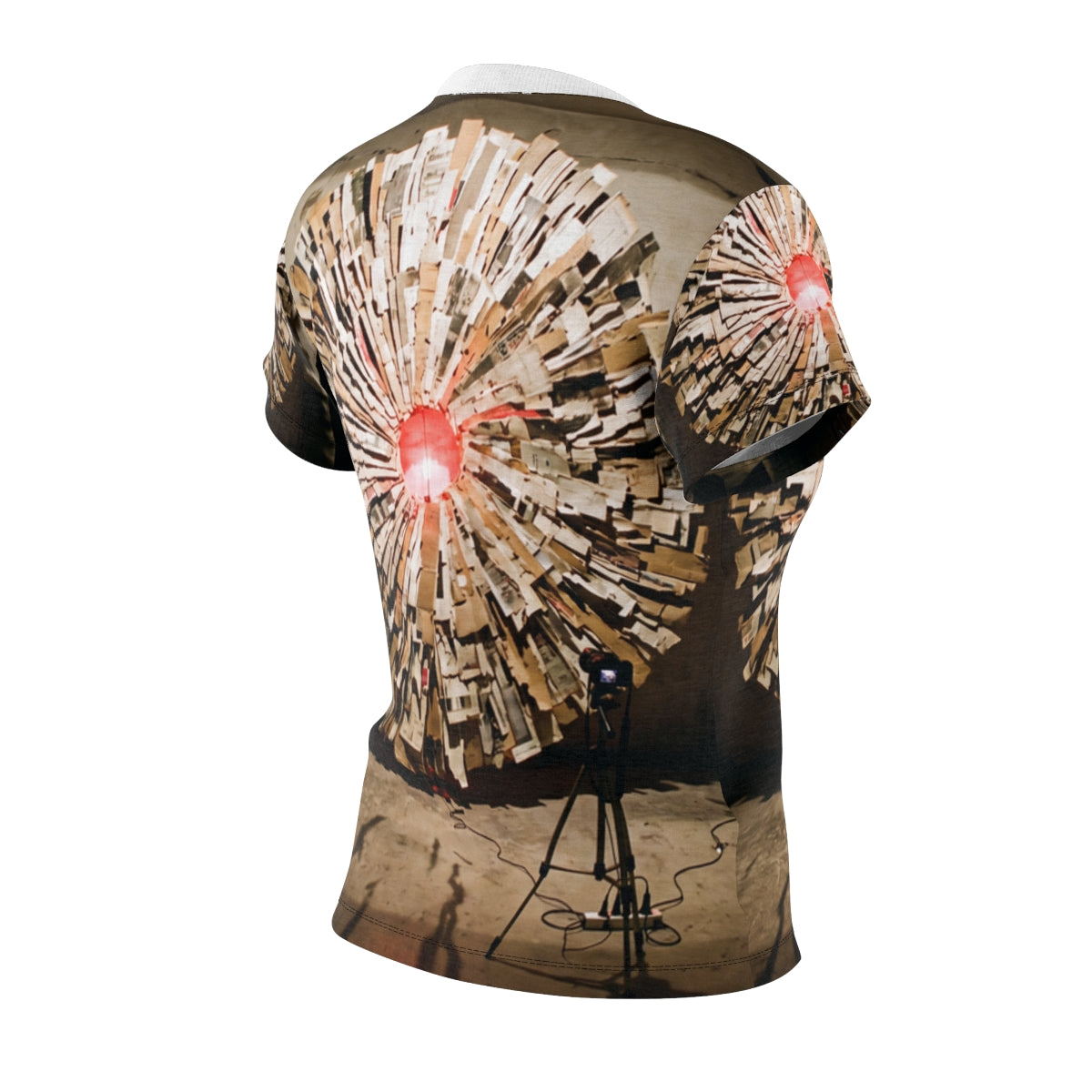 Women's Cut & Sew Tee - Radial Light | Echovira Gallery