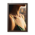 Framed Vertical Poster - Golden Hour Glow - Minimalist... |...