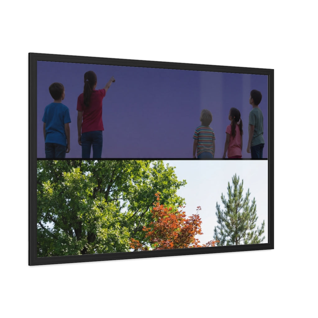 Framed Poster - Little Explorer — Landscape