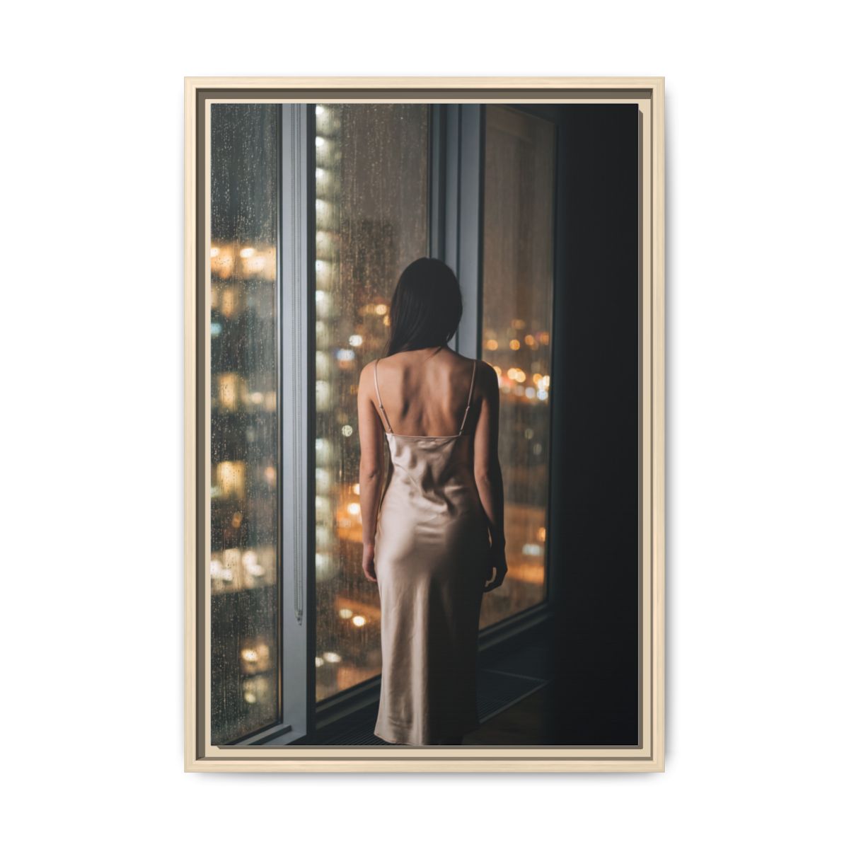 Framed Matte Canvas - Cinematic Nights