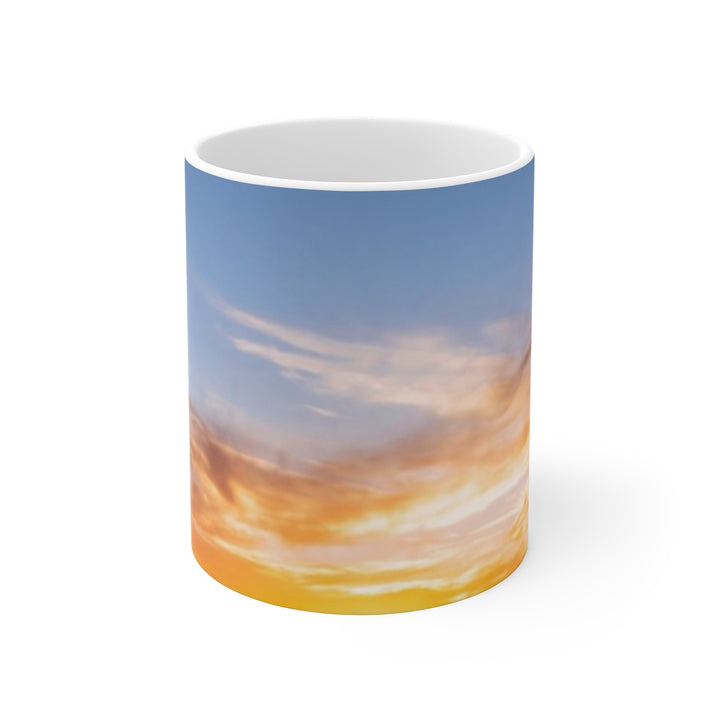 White Mug - Golden Hour Ascent