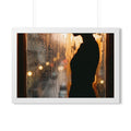 Framed Horizontal Poster - Twilight Rain — White (14×11... |...