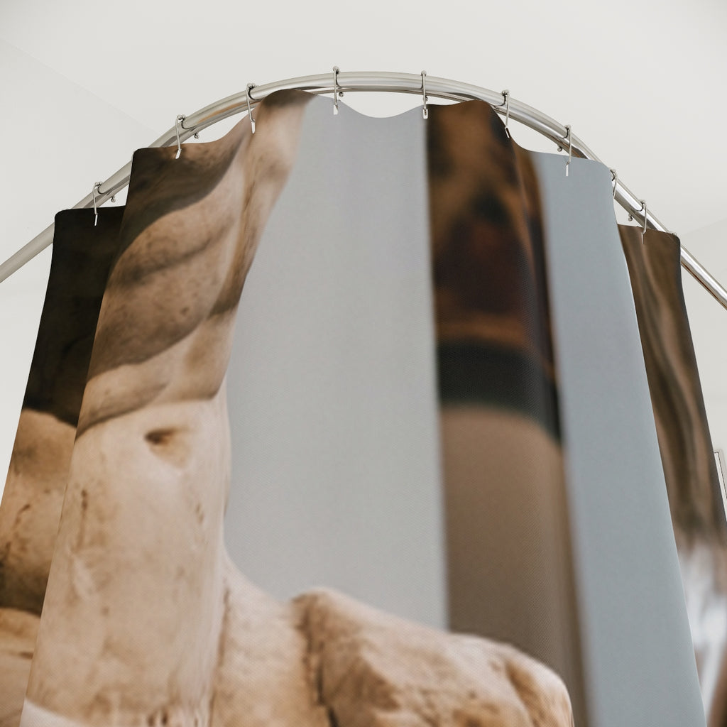Shower Curtains - Classical Sculpture Gallery Torso Art |...